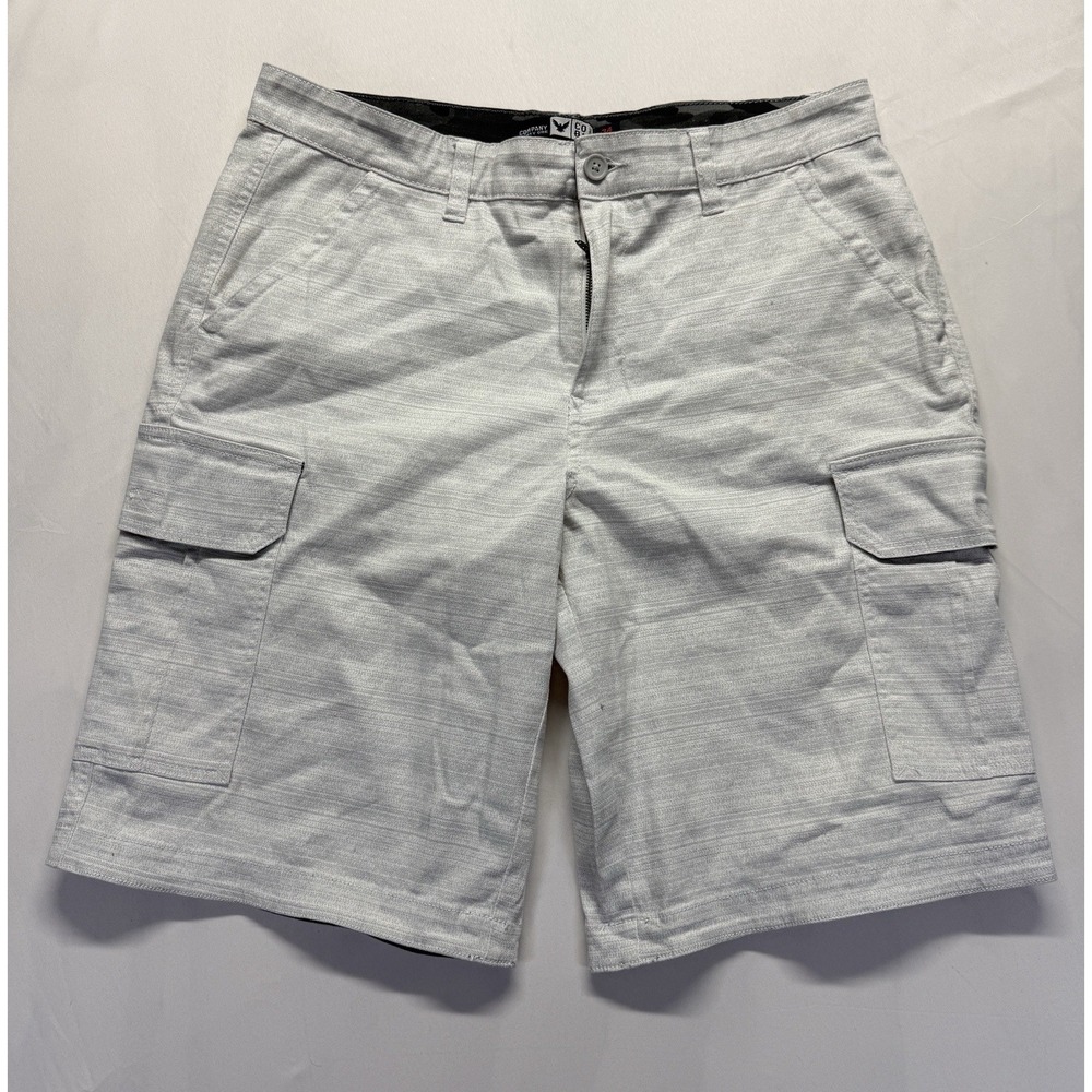 Company 81‎ Cargo Shorts Mens 34 Gray Stretch Outdoor Utility Pockets Casual
